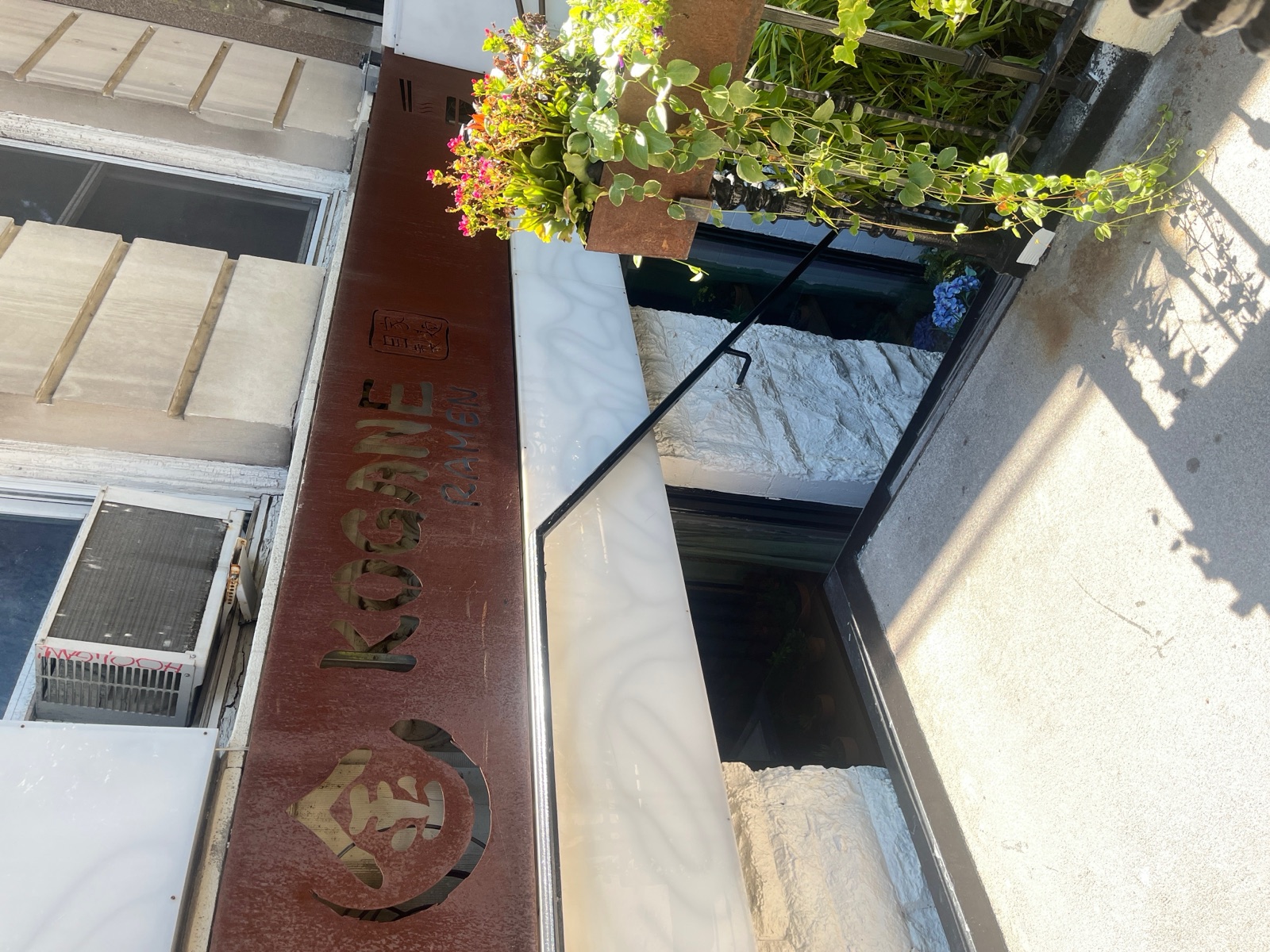 Restaurant entrance and stairwell cleaned in NYC
